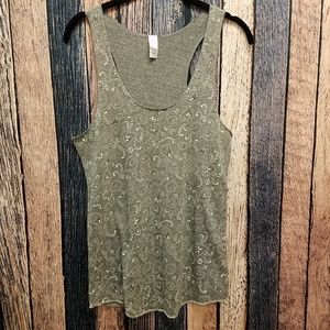 Gray Paisley Pattern Tank